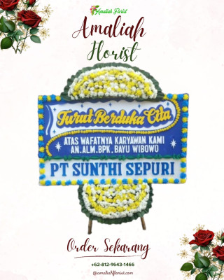 Papan Bunga Duka di Ketang Baru