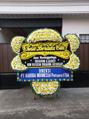 Papan Bunga Duka di Ketang Baru