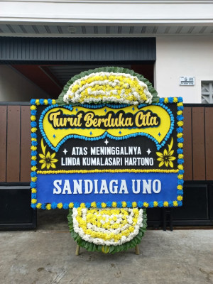 Papan Bunga Duka di Ketang Baru